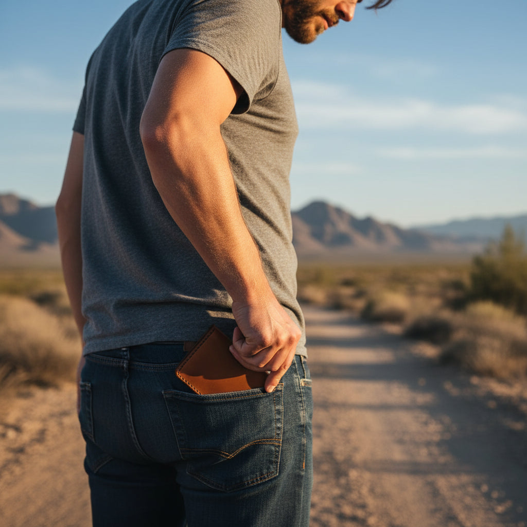 Six-Pocket Vertical Wallet