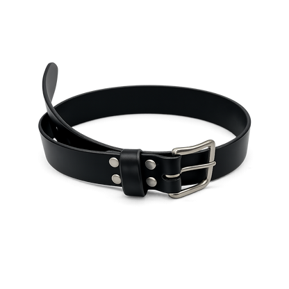 Men's Full Grain Leather Belt | Black