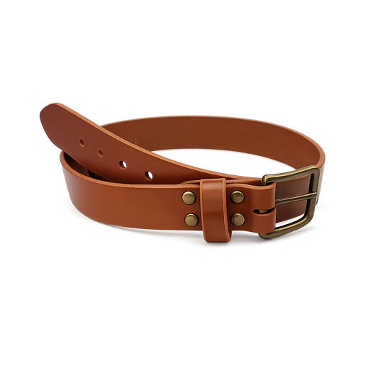 Men's Full Grain Leather Belt | Brown