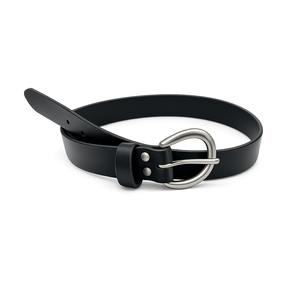 Women's Full Grain Leather Belt | Black