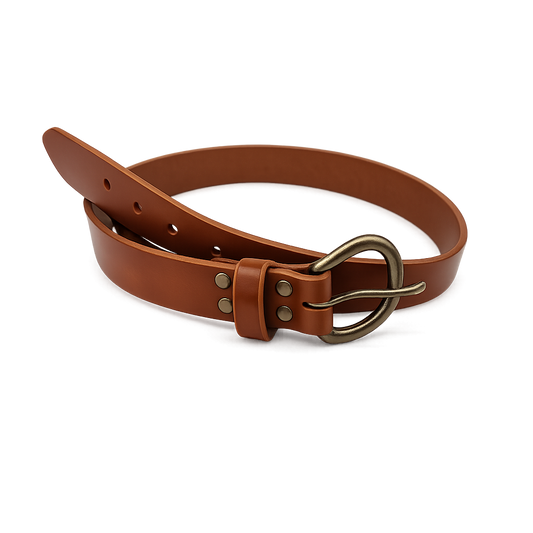 Women's Full Grain Leather Belt | Brown