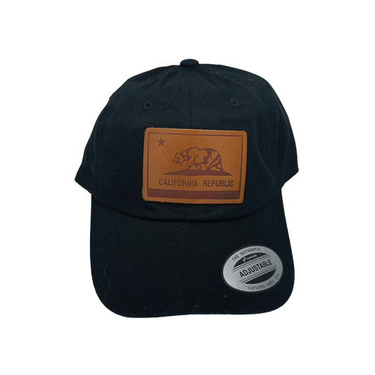 California Flag Patch Unstructured Cap
