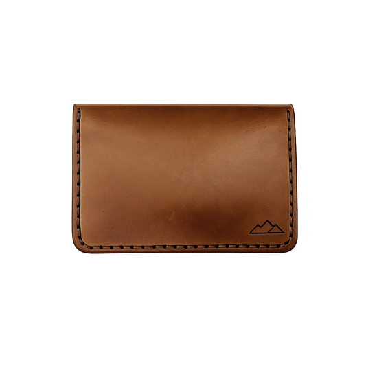 Folding Four-Pocket Leather Wallet