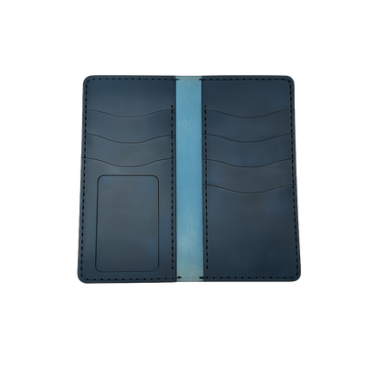 Long Full-Grain Leather Wallet